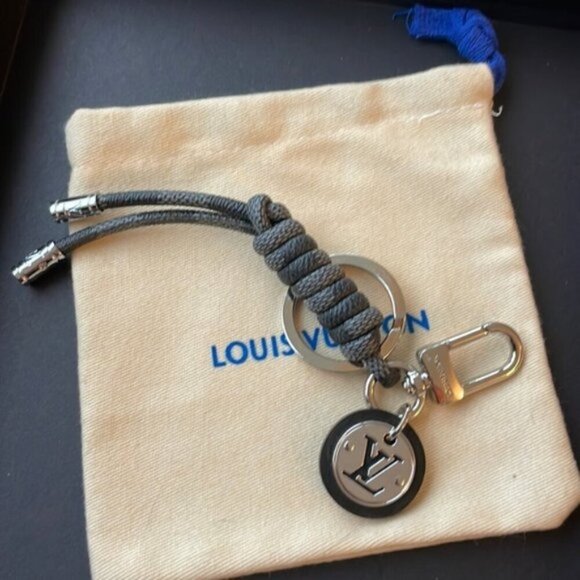 Louis Vuitton Other - Luis Vuitton black and silver Keychain